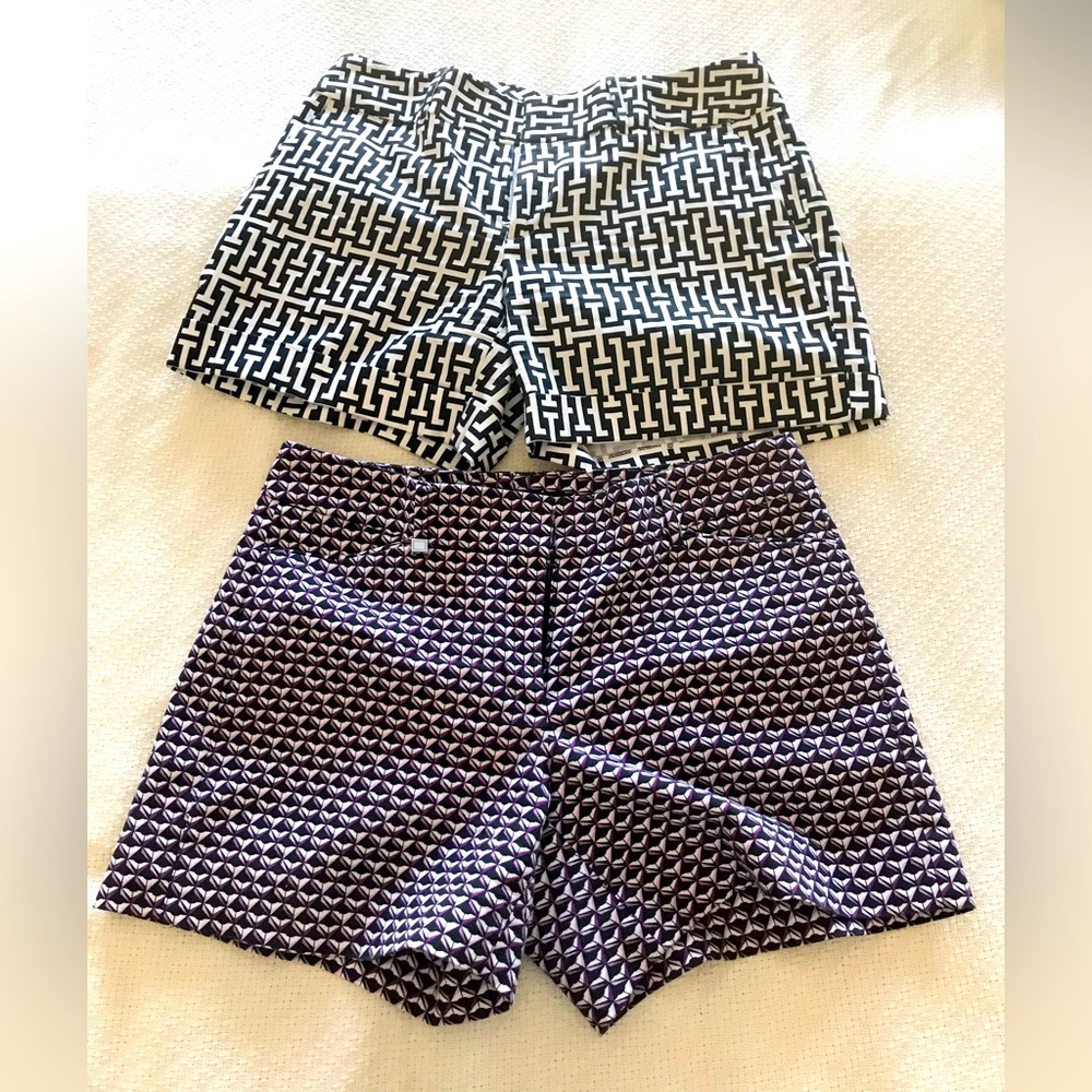 2/$35 WHBM and INC s8 feminine/flattering shorts in EUC